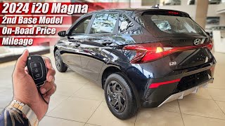 2024 Hyundai i20 Magna 2nd Base Model On Road Price List Mileage Specs [upl. by Ellevart]