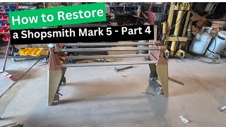 1961 Shopsmith Mark 5 500 Restoration  Part 4 [upl. by Mahgem514]