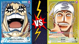 One Piece Card Game Ivankov vs Enel EB01 [upl. by Chee926]