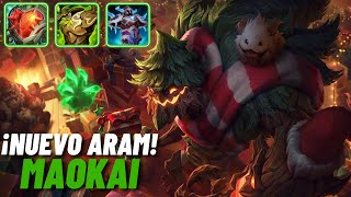 😱¡PROBAMOS el NUEVO ARAM CON MAOKAI FULL TANQUE y ME HACE INMORTAL😱 Gameplay Maokai Aram [upl. by Messing110]