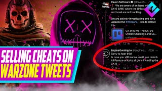 Hackers SELL CHEATS on Warzone Tweets [upl. by Reivazx875]