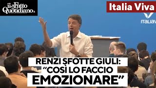 Renzi sfotte il ministro Giuli quotCito il latinorum così lui si emozionaquot [upl. by Britt]