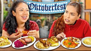 Mexican Moms Try German Food [upl. by Ellinehc500]