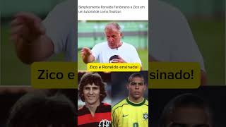 Zico e Ronaldo Fenômeno ensinado futebol [upl. by Adam]