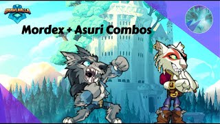 All Mordex  Asuri Combos  Brawlhalla [upl. by Nalod]