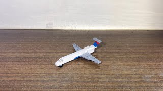 Micro Lego Delta Air Lines Boeing 717200  Tutorial [upl. by Munn815]