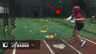 JT Gasso Hitting Technique 3Plate Drill [upl. by Anertal]