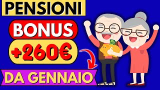 ✅ PENSIONI 👉DA GENNAIO NUOVO quotBONUSquot FINO A 260€ IN PIÙ❗👉GUIDA ALLE NUOVE ALIQUOTE IRPEF➕INCREMENTI❗ [upl. by Salba]