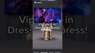 Vip glitch dresstoimpress dti robloxshorts murdermystery2 mm2 roblox robuxgiveaway robux [upl. by Letnwahs]