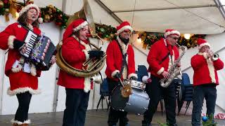 Grassington Dickensian Festival and Christmas Market 2017 4k Lumix TZ100 Ski Band [upl. by Keil]