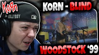 HIP HOP FANS FIRST TIME WATCHING quotKorn  Blind LIVE at Woodstock 99quot  GENUINE REACTION [upl. by Eniamzaj]