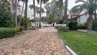 SOLD 3632 Stewart Ave  Miami Real Estate [upl. by Rahm371]