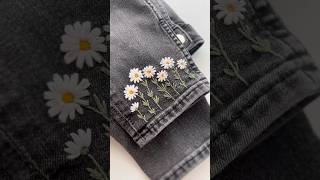 Easy way to embroider on jeans and denim with Stick amp Stitch patterns embroideredclothing [upl. by Cocke]