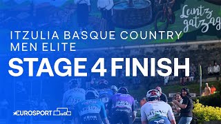 Stage 4 Finish Itzulia Basque Country 2024  Eurosport Cycling [upl. by Acissev]