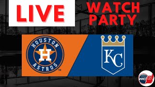 Houston Astros vs Kansas City Royals LIVE Watch Party [upl. by Gaskill]