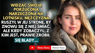 WIDZĄC NA LOTNISKU SWOJĄ NARZECZONĄ KTÓRĄ PORZUCIŁ MĘŻCZYZNA POBIEGŁ BY ZNÓW SIĘ Z NIEJ [upl. by Airegin]