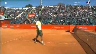 Mikhail Youzhny vs Gael Monfils Highlights Bucharest 2015 [upl. by Munniks]