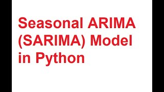 Seasonal ARIMA SARIMA Model for Time Series Analysis  A Stock Dividend Forecast Example [upl. by Mathew]