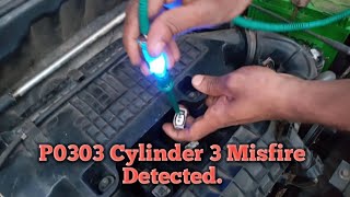 P0303 Cylinder 3 Misfire Detected [upl. by Neitsirk]