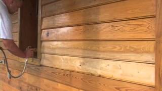 Airless Spray Coatings on Wood Siding [upl. by Brucie]