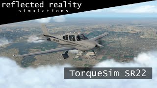 TorqueSim SR22 Part 6  TurboNormalised Descent Approach and Landing XPlane [upl. by Nutter616]