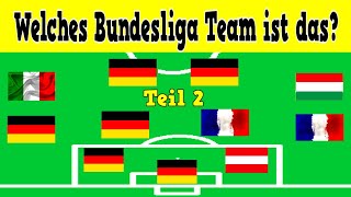 Welche Mannschaft ist das Bundesliga Saison 202021 ⚽ Fußball Quiz Teil 2 [upl. by Elamef779]