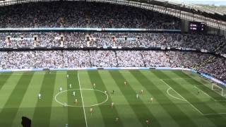 Man City v QPR Aguero Winning Goal Reaction Premier League Champions 2012 [upl. by Ninehc]