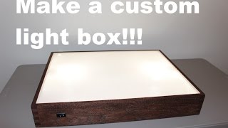 How to build a light box [upl. by Iidnarb695]