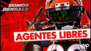 Tus Bengals y sus jugadores que serán agentes libres  WHODEY NATION en español [upl. by Kostman]