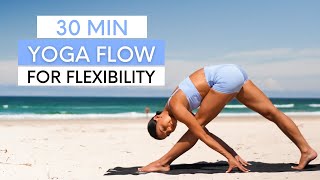 30 MIN YOGA FLOW  Feel Good Yoga For Flexibility [upl. by Harrell572]