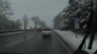 Letzte Tour über die alte Autobahn A4 Hörselberge bei Eisenach mit der Wartburg Stretch Limousine [upl. by Yhtomot]