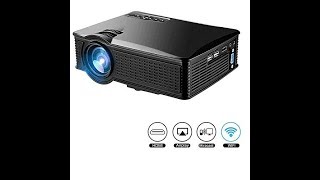 OWLENZ SD60 LED projector with wifi for multiscreen with both android and IOS phone [upl. by Ariuqahs657]