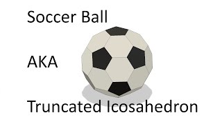 Soccer Ball AKA Truncated Icosahedron in Fusion 360 [upl. by Leahcam]