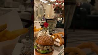 Claridges London✨ claridges london 5starhotel shorts 5star food burger dining [upl. by Bouzoun]