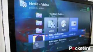 Humax HDRFOX T2 FreeviewHD PVR demo [upl. by Aillimac895]