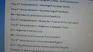 Amendments to the Constitution Song [upl. by Skinner]