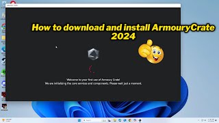 How to download and install ArmouryCrate  2024 [upl. by Auroora]