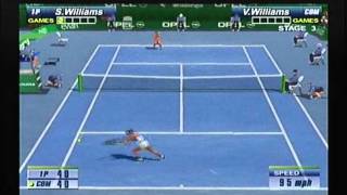 Serena Williams vs Venus Williams SEGA SPORTS TENNIS [upl. by Yenettirb]