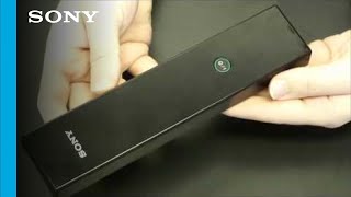 How to change the battery on the 2010 amp 2011 Bravia television remote [upl. by Serafine]