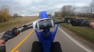 2020 YZ 125 power wheelies 6th gear [upl. by Blau303]