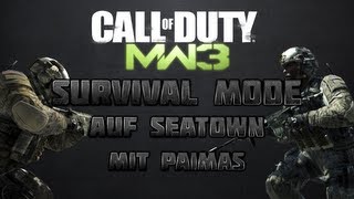 MW3 Survival Mode auf Seatown Part 3 GameplayDual LiveCommentary [upl. by Eselrahc]