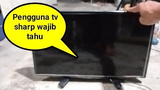 PENGGUNA TV SHARP WAJIB TAHU INI  INDIKATOR KEDIP MERAH [upl. by Chelsey]