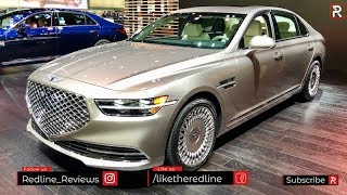 2020 Genesis G90 – Redline First Look – 2019 LA Auto Show [upl. by Eeliram]