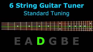 6 String Guitar Tuner  Standard Tuning [upl. by Dewees]