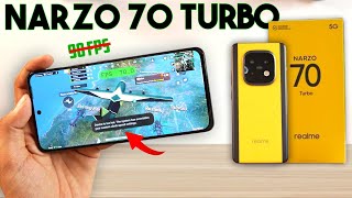 realme Narzo 70 Turbo 90 Fps BGMI Test With Fps Meter  Heating and Battery Drain Test [upl. by Lisa21]