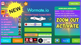 WORMATE IO  NEW UPDATE✅ ZOOM Hack  Best Skins  Wormateio for PC and Mobile [upl. by Maurice]