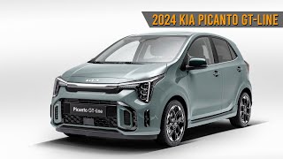 All New 2024 Kia Picanto GTLine FACELIFT revealed  FIRST LOOK Exterior and Interior [upl. by Eelrac]