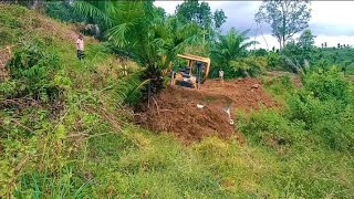 D6R XL Bulldozer Helps Farmers Open Old Road Access Quickly and Easily in Hilly Areas [upl. by Iemaj985]