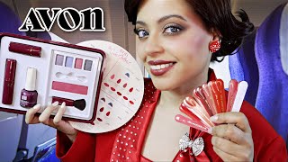 ASMR 80s AVON Rep on the Airplane Gives You a Consultation and Makeover RP PERSONAL ATTENTION [upl. by Hutner494]