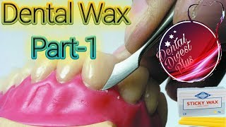 Dental wax part 1 [upl. by Anders]